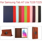 360 градусов вращающийся чехол для Samsung Galaxy Tab A7 Lite 8,7 дюймов SM-T220 T225 T220 SM-T225 Tablet крышка с подставкой и держателем # S