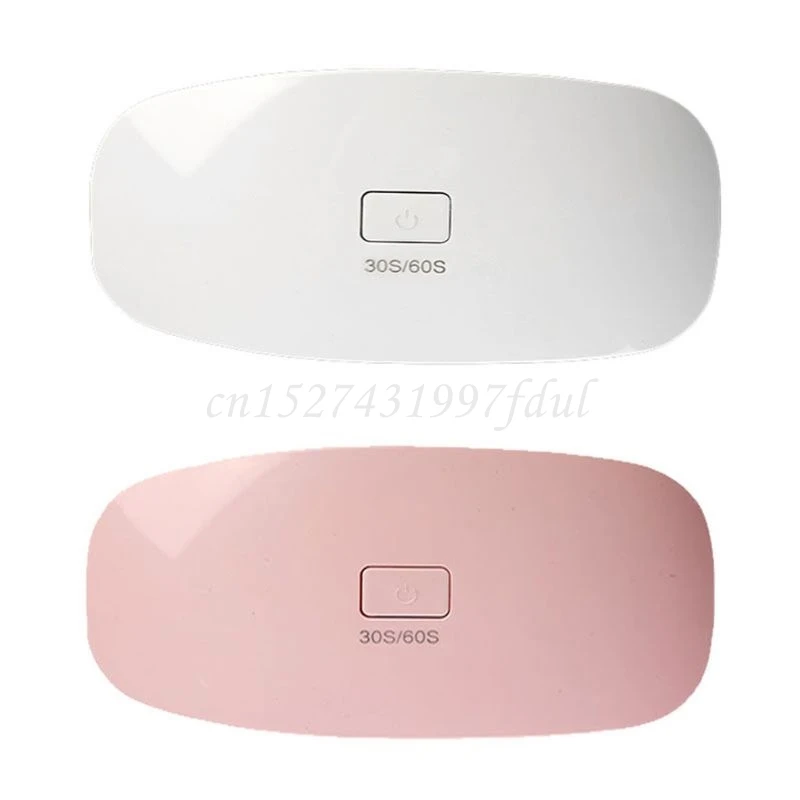 

Portable 6W Mini UV Dryer UV Resin Curing Lamp 30s 60s Timer Nail Art Manicure Gel Dryer USB Charge Jewerly Making Tools