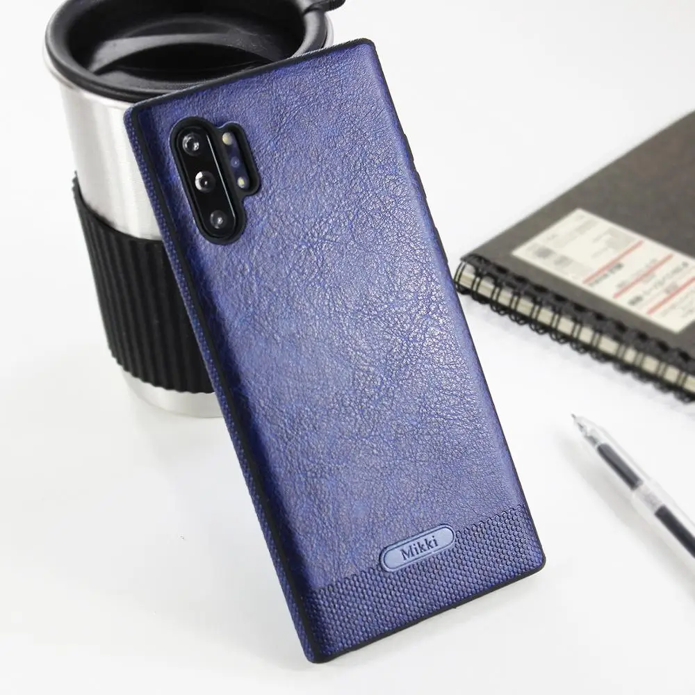 Для Samsung Galaxy Note 10 9 8 Plus роскошный Винтажный чехол из искусственной кожи для Note10 plus