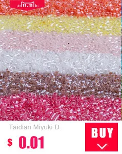 Тайдиан Миюки бусины-разделители для браслетов 3,4 мм 10 грамм Etsy Store ювелирные изделия дизайнерские японские стеклянные бусины около 200 штук