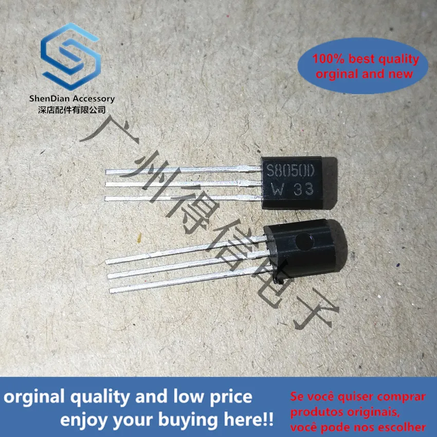50 шт. 100% оригинальный новый транзистор PSS8050D S8050D S8050 TO-92 NPN средней мощности 25 в, реальное фото