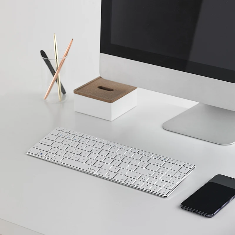 Новая ультратонкая беспроводная клавиатура Rapoo E9300 с поддержкой Bluetooth/RT 2 4 ГГц 9