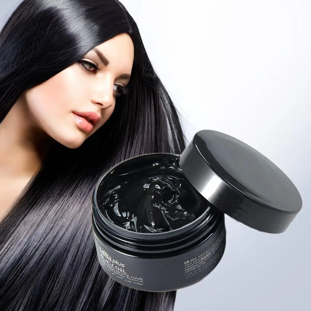 Временная Краска для волос воск мужчин сделай сам черная грязь одноразовая