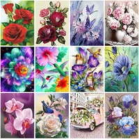 5d diamond painting flowers full square round drill new arrival mosaic diamond embroidery vase painting rhinestone home decor