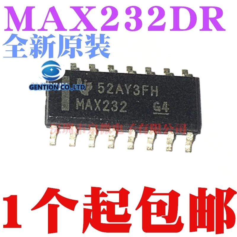 10 шт. MAX232DR MAX232 приемник инкапсуляции SOP16 много в наличии 100% новый и оригинальный