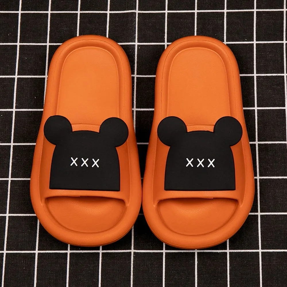

Slippers Female Summer Home Silent Non Slip Bathroom Bath Sandals and Slippers Female Thick Soled Outer Wear Women's Shoes 2021