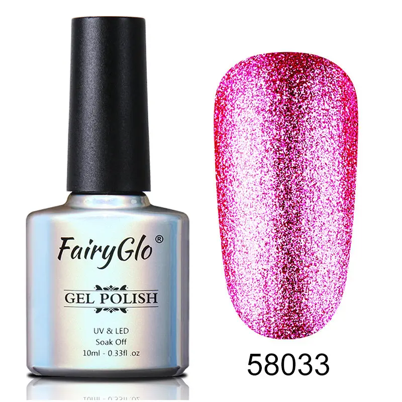 BJJ58033 FairyGlo 10 мл Платиновый Гель-лак для ногтей впитывающий блеск Гибридный лак Полупостоянный эмалированный лак для нейл-арта Маникюр для гелей - Цвет: BJJ58033