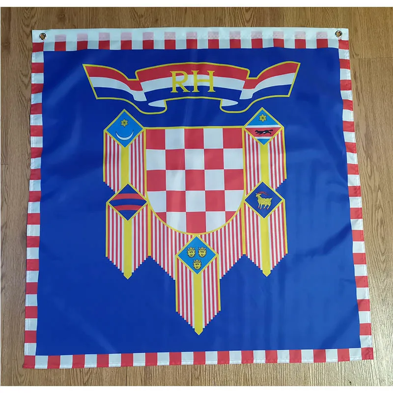 

Флаг Председателя Хорватии, 5 футов * 5 футов (150*150 см), размер, рождественские украшения для дома, баннер