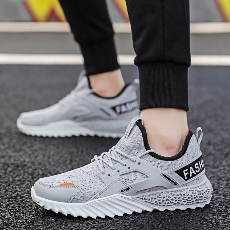 

Men Flying weaving Breathable Men's Casual Shoes Sneakers lace-up hard-wearing Men Shoes Fashion Outdoor Shoes Zapatillas Hombre