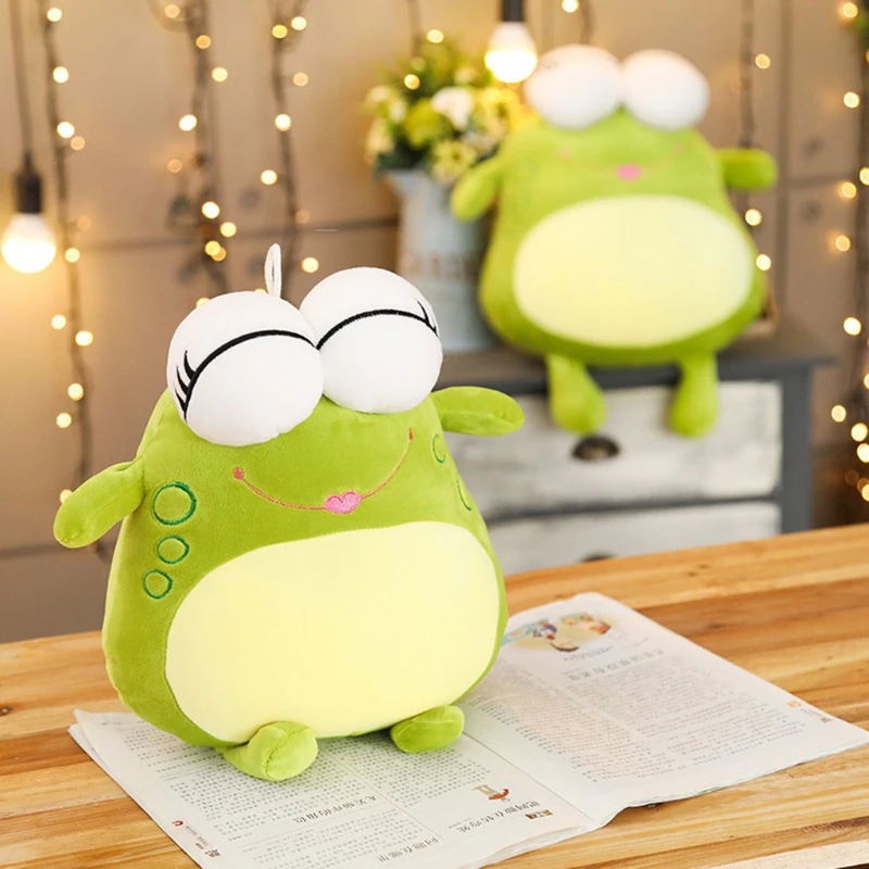 

Tasteless Soft PP Cotton Baby Toy Plush Frog Sleeping Pillow for Baby,Decoration Doll Kids Gift