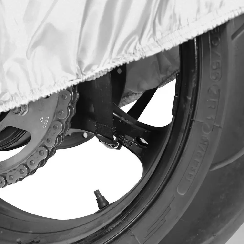 190t motorcycle waterproof cover outdoor silver uv sun protector scooter all season rain dust proof covers xxxl xxl xl free global shipping