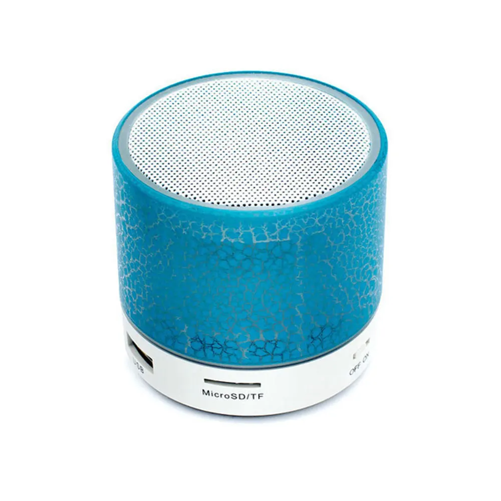KISSCASE мини беспроводной портативный Bluetooth динамик s трещины светодиодный USB Радио FM MP3 стерео звук динамик для компьютера мобильного телефона