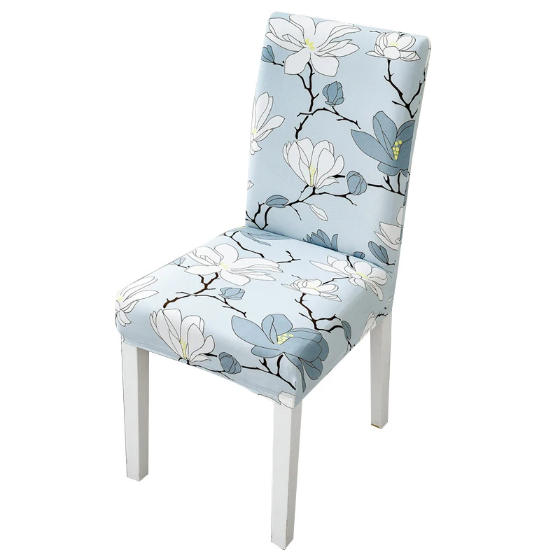 С цветочным принтом Эластичные чехлы на кресла стрейч домашний декор обеденный