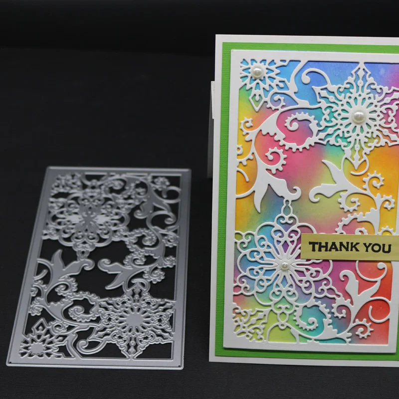 

2020 New Rectangle Frame Metal Cutting Dies Stencil Christmas Background for DIY Scrapbook Paper Album Greeting Cards