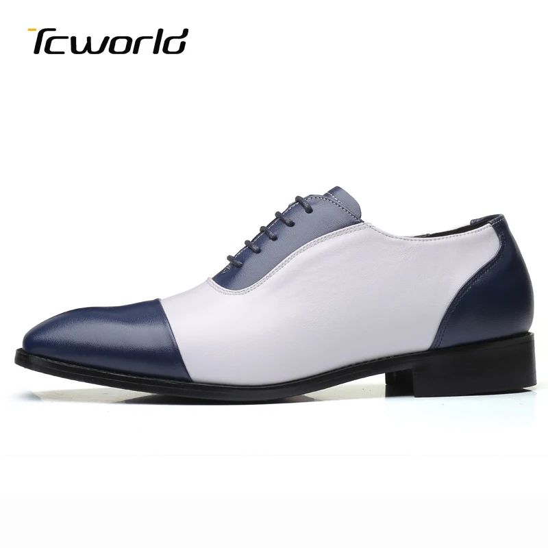 Мужские кожаные туфли-оксфорды модная деловая обувь для офиса свадьбы размера