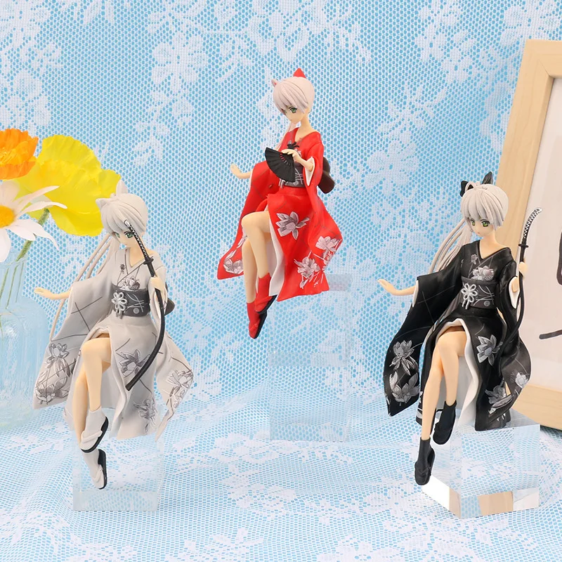 

Game Yosuga no Sora anime character figure Model toys Beautiful girl in kimono boys Gift