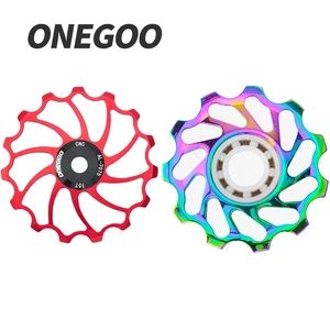 Велосипедные диски ONEGOO 11T 13T 15T, задний переключатель из алюминиевого сплава, керамический подшипник, НАПРАВЛЯЮЩАЯ, ролик для горного и дорожного велосипеда