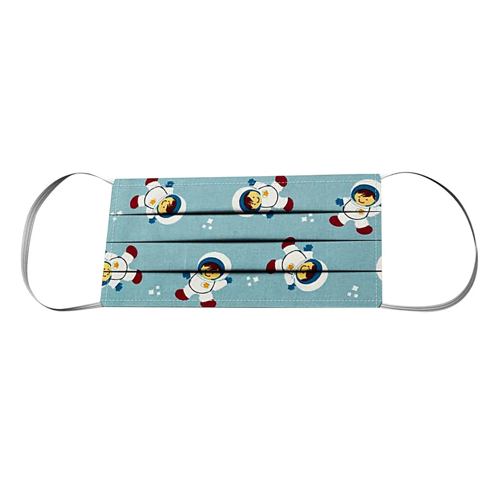 

50PCs Children Cartoon Cute Pattern Mouth Masks 3 Layer Meltblow Child Face Maskn Kids Face Mask Protective Mascarillas Z0720