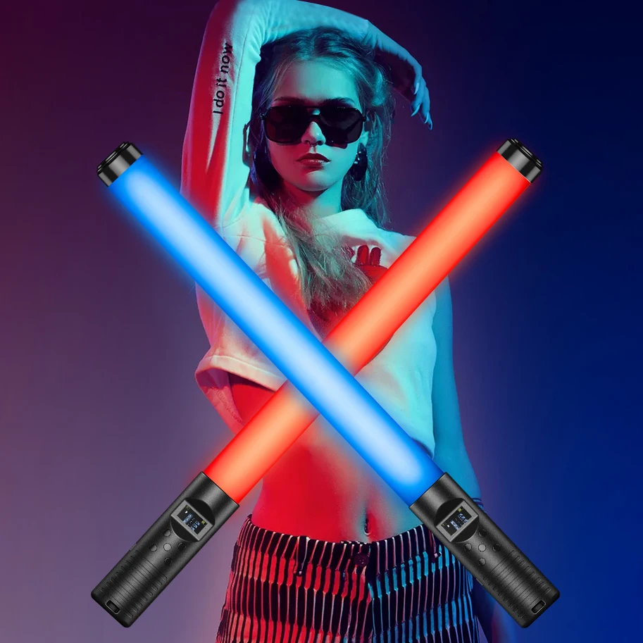 Цветная (RGB) палка ручной фотографии светильник ing палочка вспышка заполняющий с