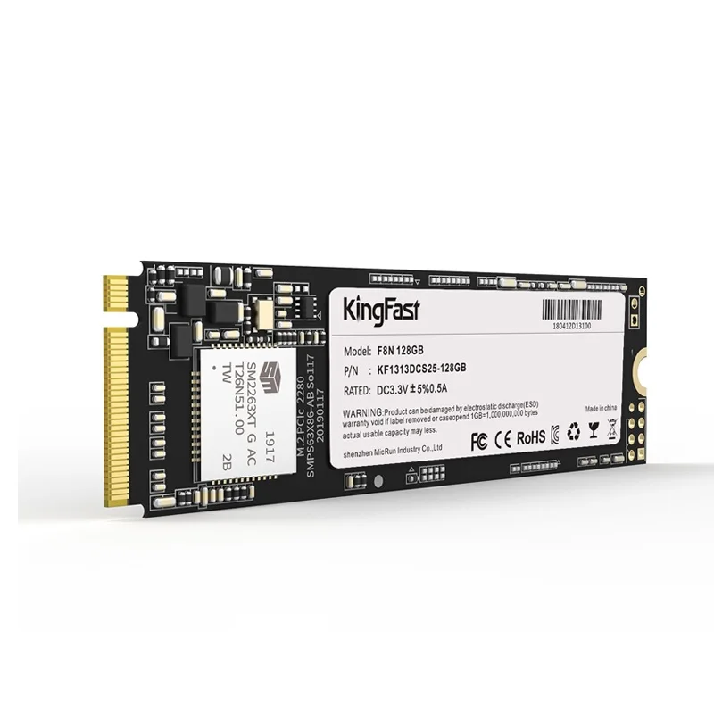 KingFast SSD m2 NVME 128GB 256GB 512GB 1TB Solid State Drive M.2 SSD NVME PCIE 2280 Internal Hard Disk HDD for Laptop Desktop