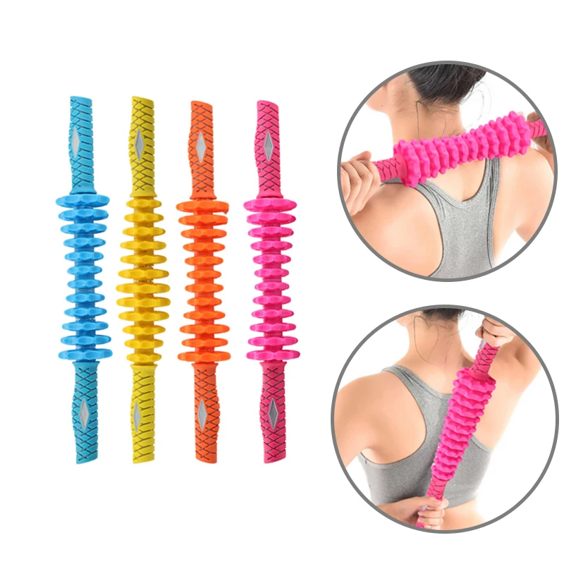 

Adjustable Muscle Roller Massage Stick Yoga Column Roller For Body Relieve Soreness Stress Detachable Gears Portable Relax Tool