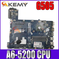 akemy laptop motherboard for lenovo g505 vawg gb la 9912p main board 15 6 inch with a6 5200 cpu ddr3