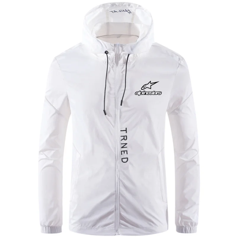 

2021 spring and summer new men's printed casual fashion jacket zipper zipper hooded baseball pilot outdoor hiking windproof