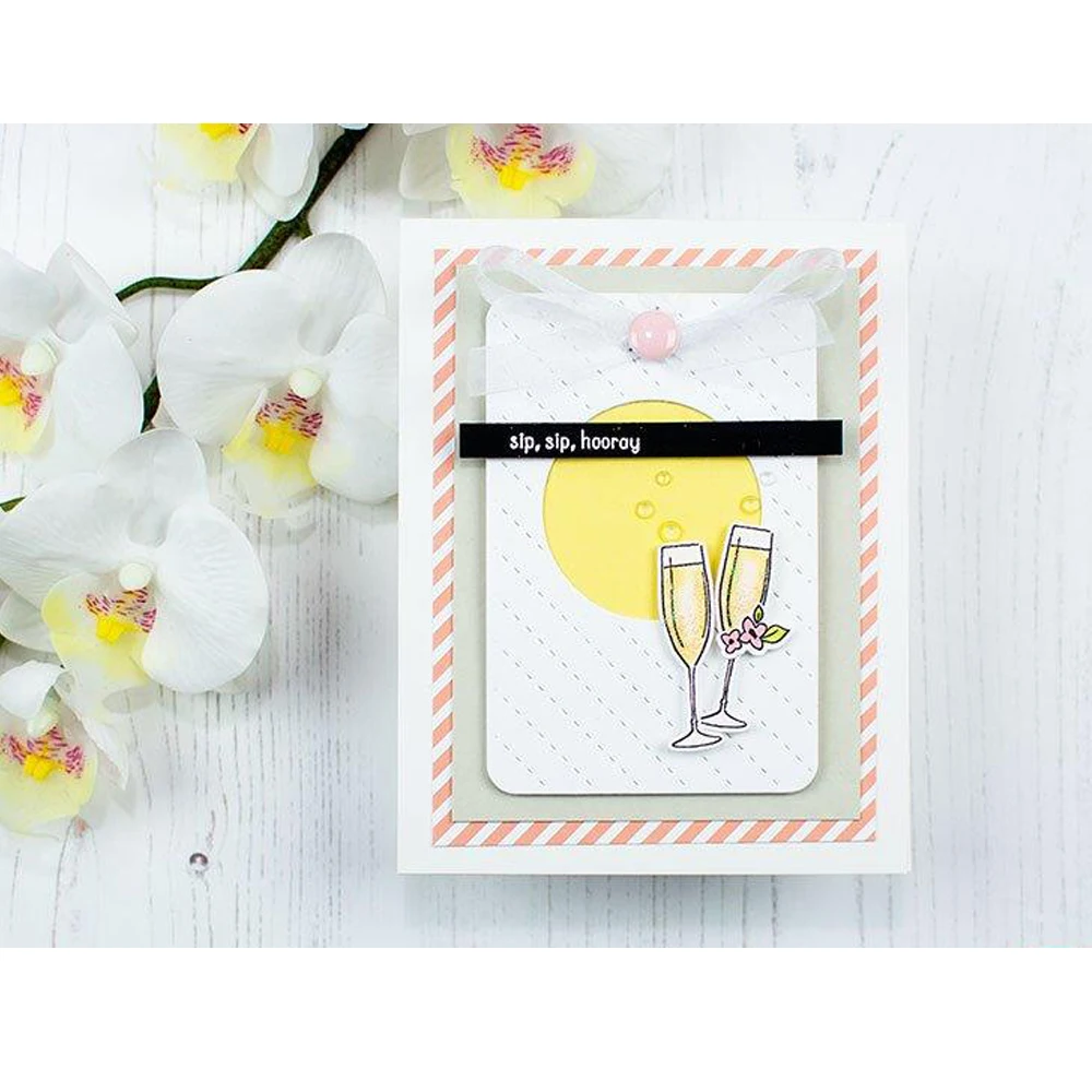 Металлические штампы с диагональными точками для изготовления открыток 2019 | Дом