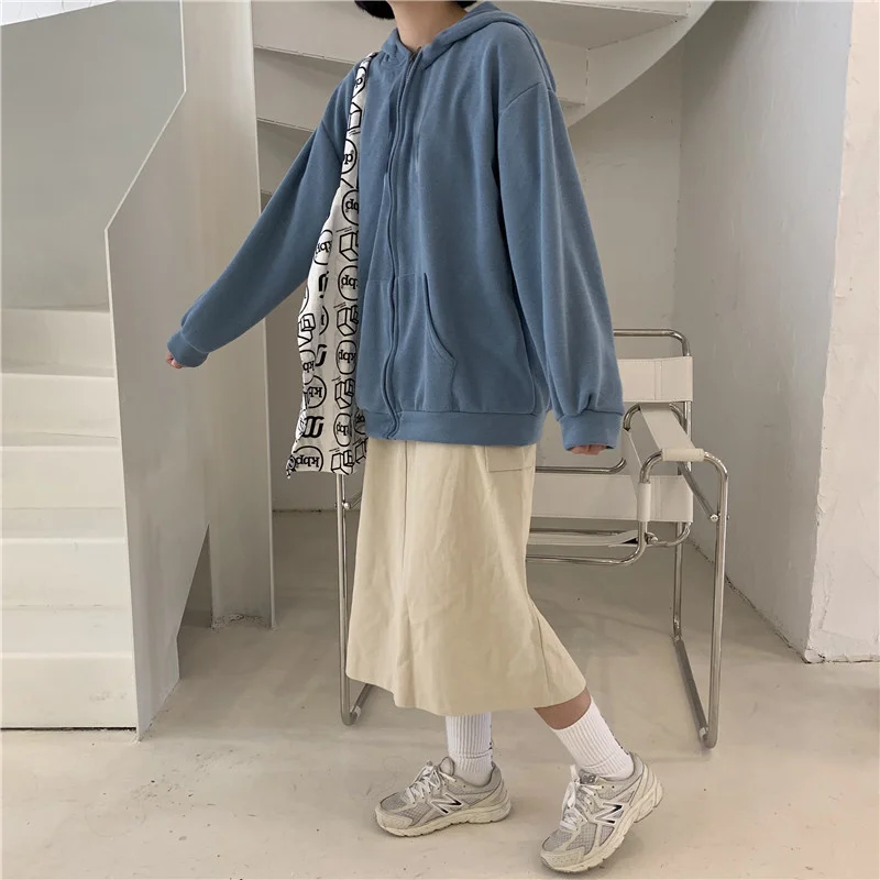 Толстовка женская оверсайз свободная Корейская версия модная весенне-осенняя