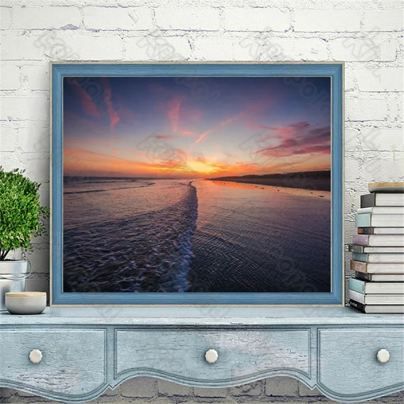 

Diy Diamond Decoration Painting Landscape Style Garden Jungle Square Diamond Round Diamond Customizable Wall Art Decoration