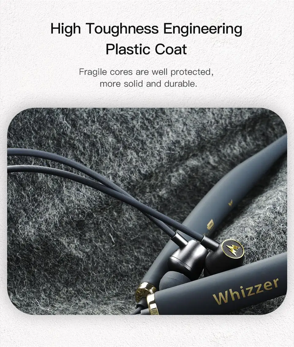 Whizzer AM1E Беспроводные Bluetooth HiFi наушники водонепроницаемая Поддержка Qualcomm aptX и AAC HD Совместимость IOS Android с микрофоном