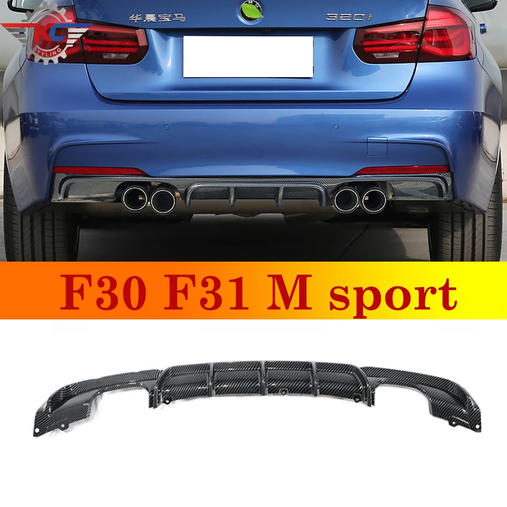 F30 F31 MP диффузор бампер для BMW 3 серии 320i 328i M sport 2012-2019 углеродный шаблон пластиковые