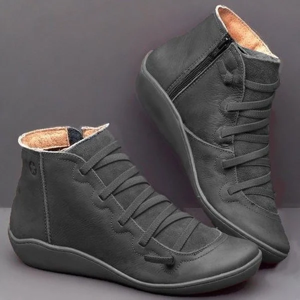 Ботинки Martin осень-зима ретро Женская обувь модные кожаные ботильоны Zapatos De Mujer Wram