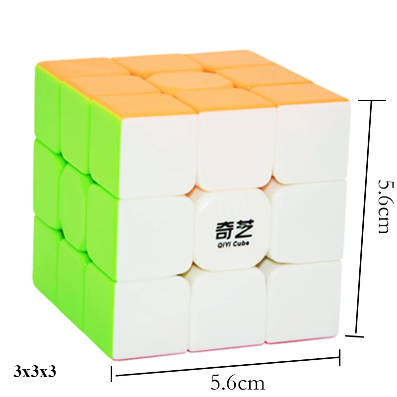 3 шт./компл. Qiyi 2x2x2 3x3x3 4x4x4 магический куб Пазлы без наклеек скоростной Обучающие