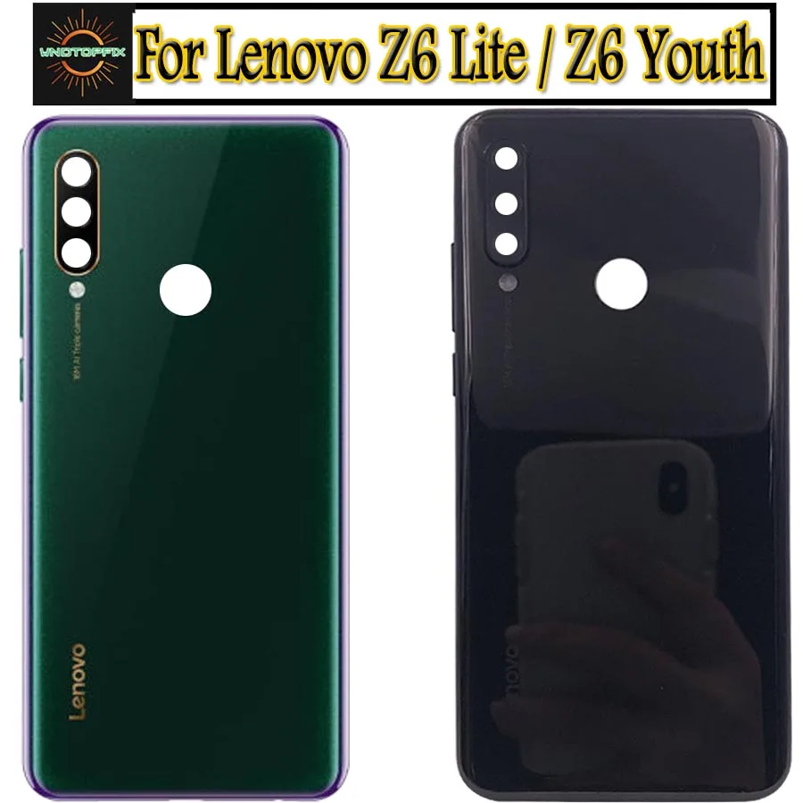 Оригинальная Крышка аккумуляторной батареи Lenovo Z6 Lite задняя крышка L38111 запасные