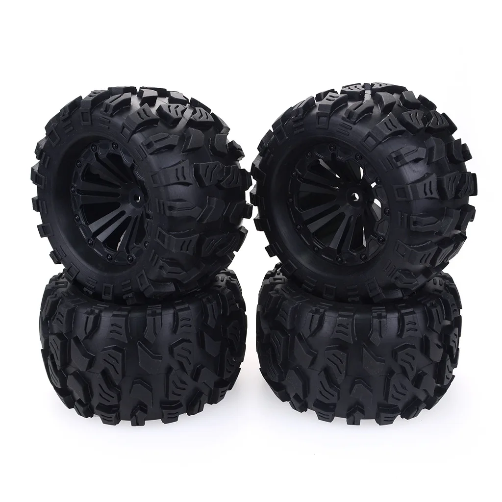 Колеса для монстр ТРАКА 1/10 4 шт. HPI HSP Savage XS TM Flux ZD Racing LRP диаметр 125 мм новое большое
