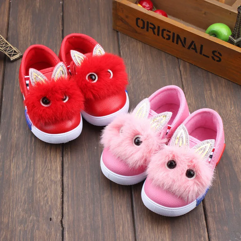 Стельки 13-18 см осенне-зимняя мультяшная обувь для девочек Симпатичные Детские