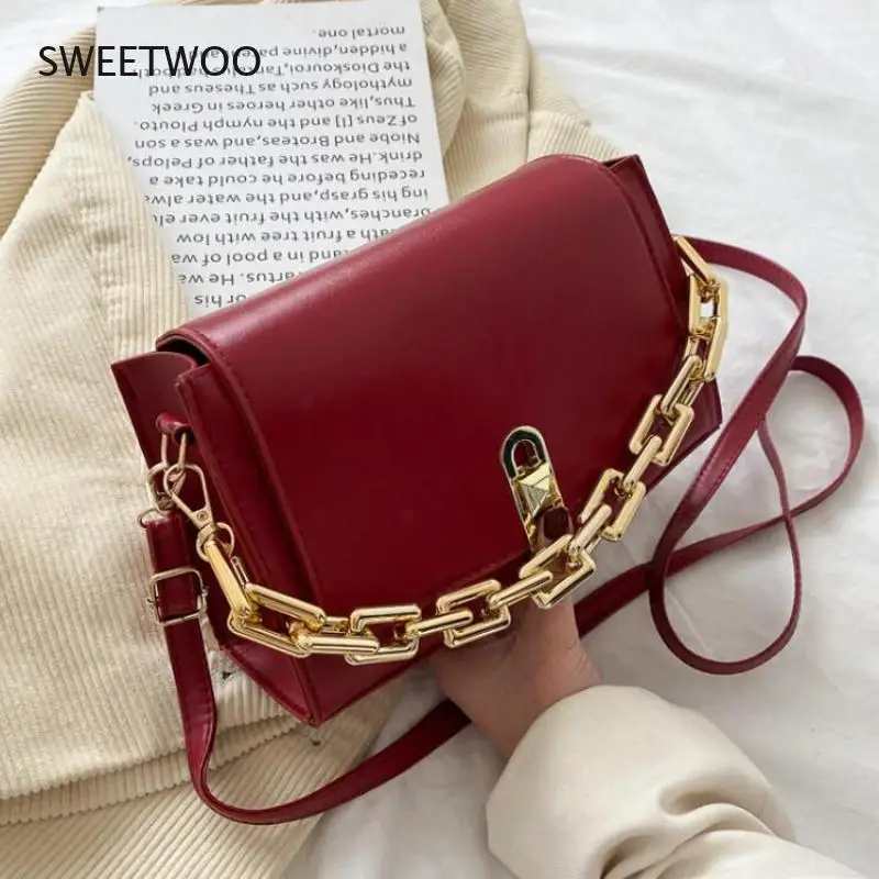 

2021 Summer Fashion Crossbody Bags For Women New Shoulder Bag Designer Handbags Chain Ladies Pu Leather Messenger Bags