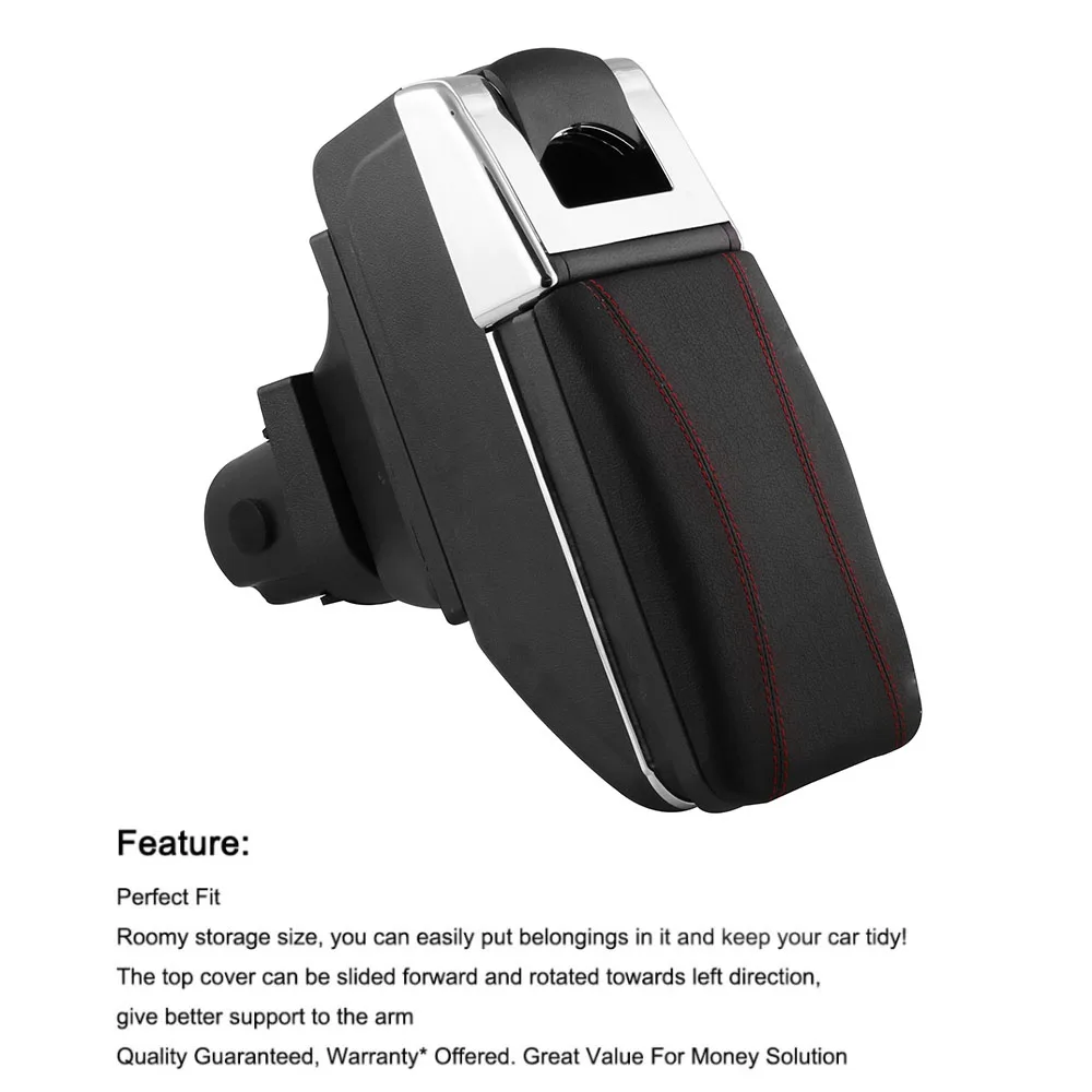 Armrest box central Store content Storage box with cup holder ashtray For Toyota Yaris Vitz 1998-2005