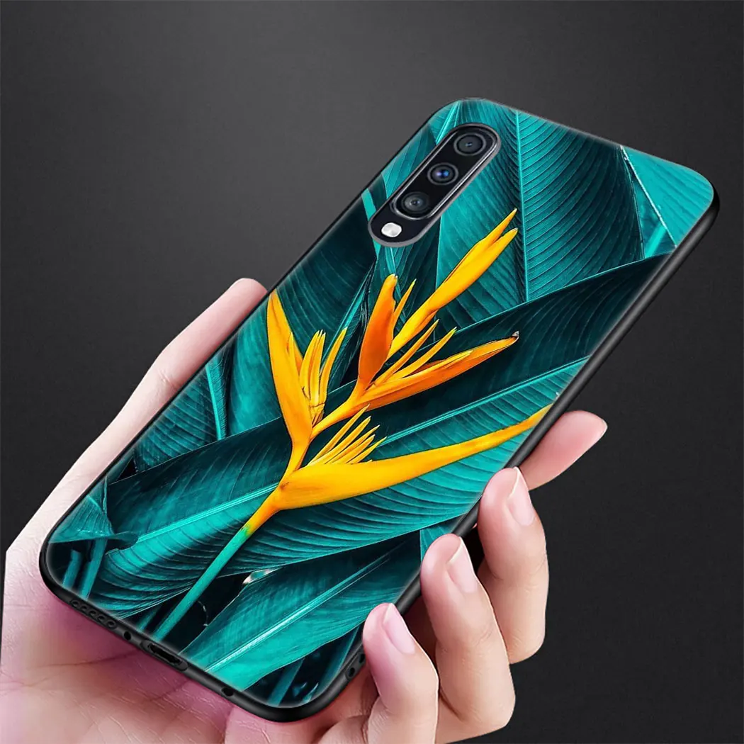 Plant cactus flower Soft Silicone Case for Samsung Galaxy J6 A9 A8 A7 A6 Plus 2018 A5 A3 2016 2017 Phone Cover | Мобильные телефоны