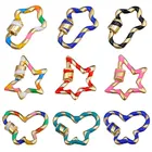 Juya ручная Эмаль Подвеска с карабином застежка спиральная медальон с винтом застежка аксессуары для подвешивания цепи панк Изготовление ювелирных изделий