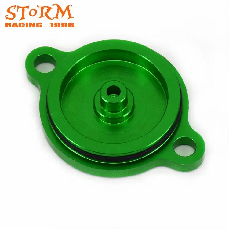 Крышка масляного фильтра двигателя мотоцикла CNC для KAWASAKI KXF250 KX250F KXF 250 05 06 07 08 09 10 11