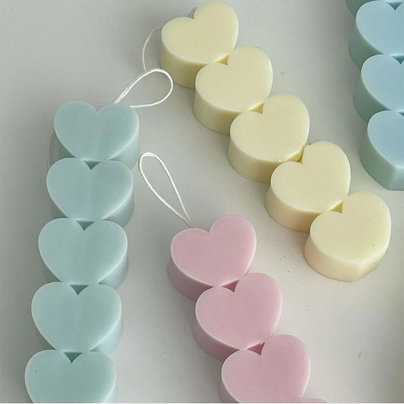 

New Creative Strip Love Candle Silicone Mold Home Decor Simple Design Romantic Aromatherapy Candle Handmade Craft Gifts