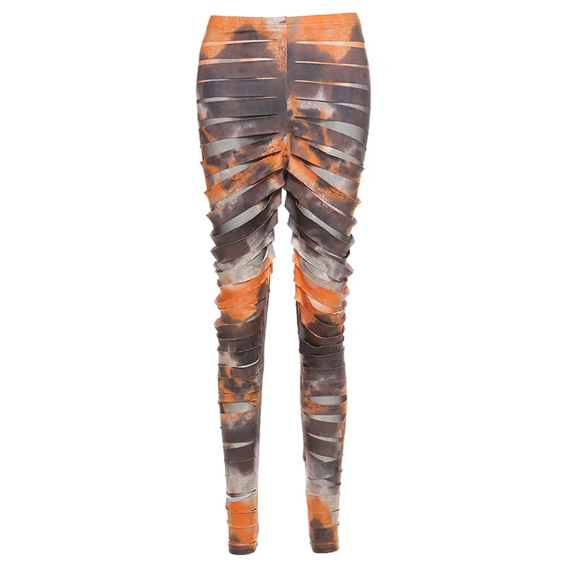 

Stacked Swaetpants Double Camouflage Print Bodycon Leggings Women Sports Trousers Winter Fashion Casual Streetwear Pants