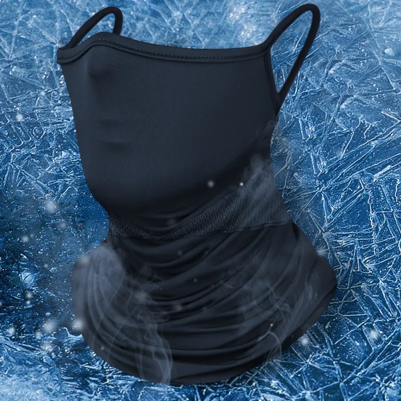 Маска для верховой езды дышащая летняя спортивная маска шарф Шелковый Тюрбан