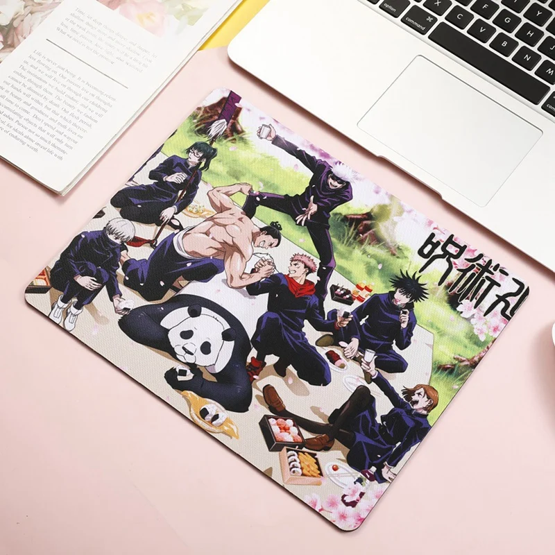 

Anime Jujutsu Kaisen Cool Gamer Speed Mice Retail Small Waterproof Work and office Mousepad Gamer Computer Desk Mat Pad