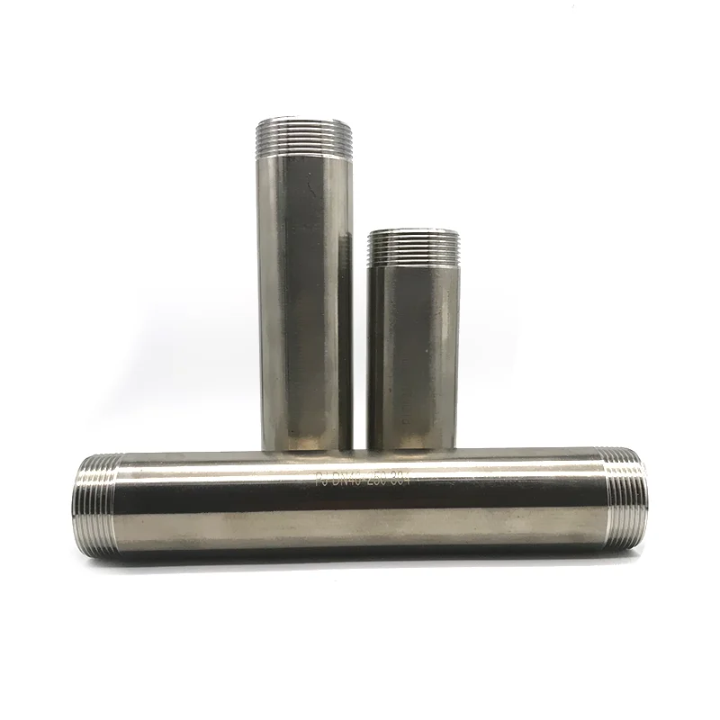 1 шт. 1-1/4 1-1/21 &quotlength100mm фитинги BSP с наружной резьбой Длинный ниппель 304 из
