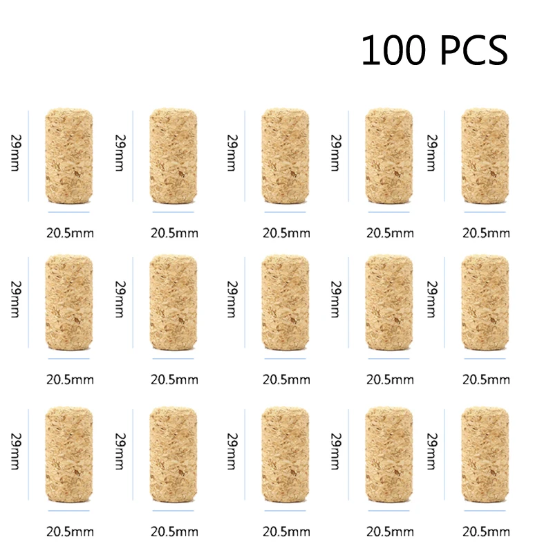 2920.5 100 pcs 50 100 шт пробки для вина, многоразовые функциональные портативные уплотнительные пробки для бутылок, барные инструменты, кухонные аксессуары - Цвет: 2920.5 100 pcs