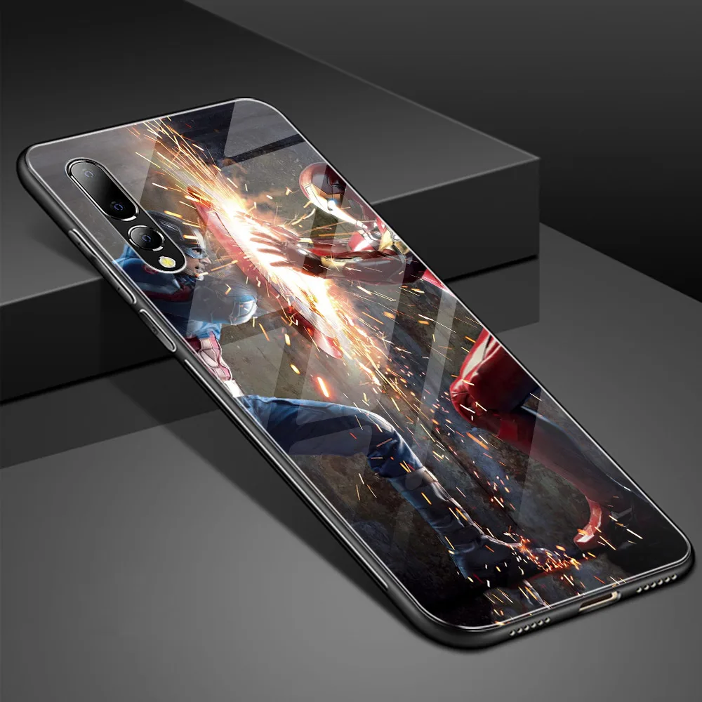 Для Xiao mi redmi note 7 Чехол из закаленного стекла Marvel чехол для телефона для redmi note 5 6 Xiaomi mi 5S 6x8 Lite mi 9 se mi x 2s DIY Чехол