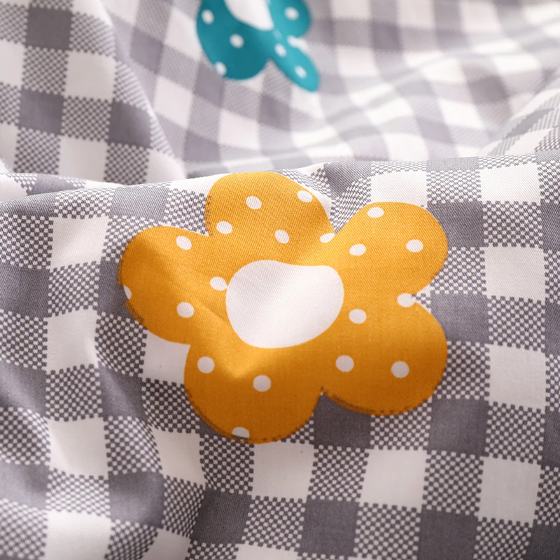 Постельное белье с цветочным принтом шириной 235 см детское мягкое постельное